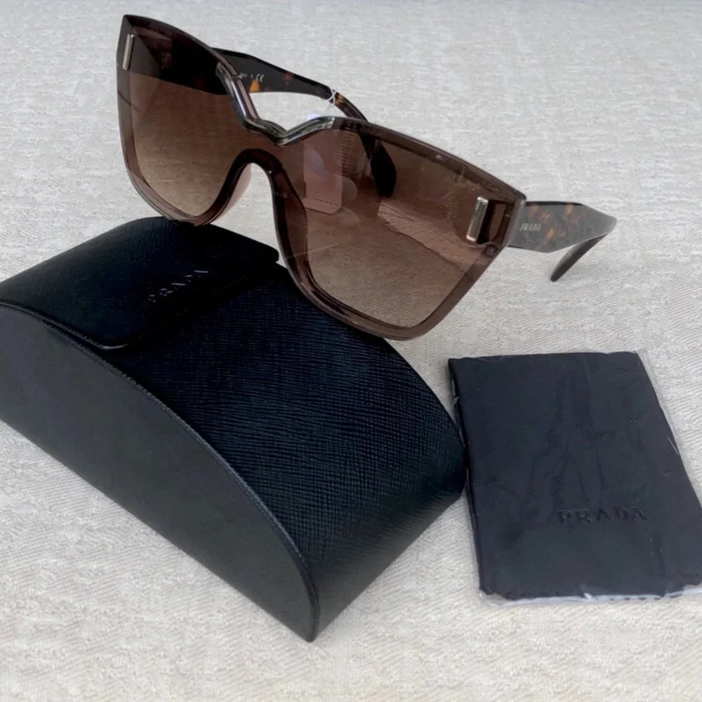 New PRADA 48mm irregular catwalk sunglasses